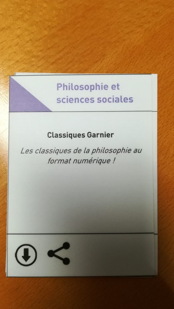 Carte de jeu Classique Garnier