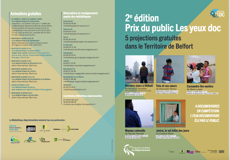 Flyer du Prix du public dans le Territoire de Belfort