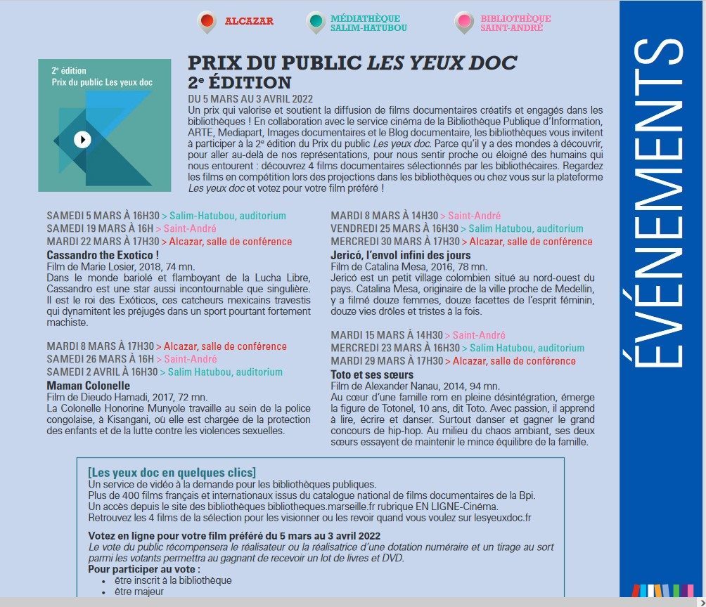 Agenda papier les yeux doc 2022 Marseille