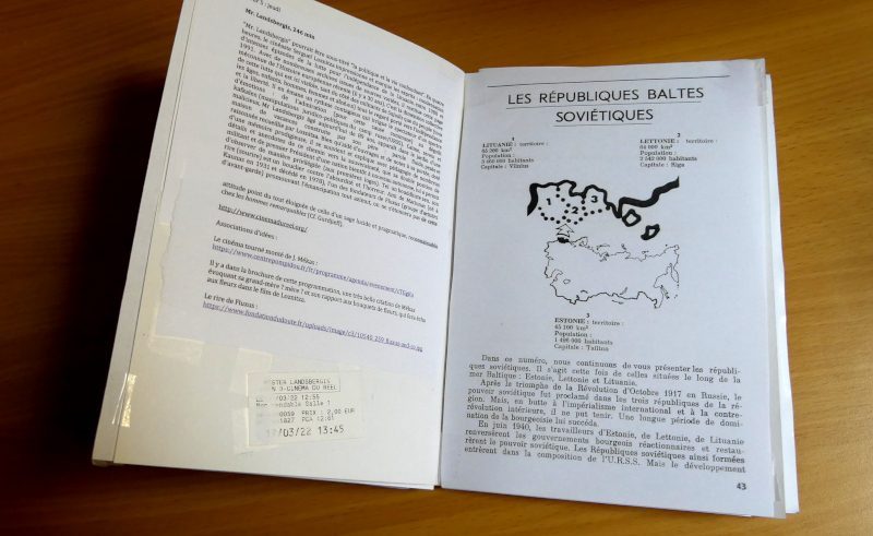 Page d'un carnet du jury