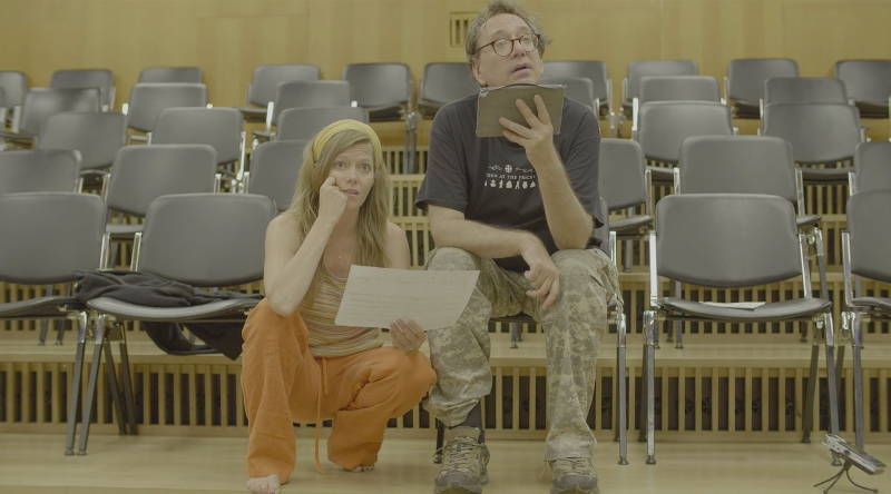 Barbara Hannigan et John Zorn dans Zorn III de Mathieu Amalric