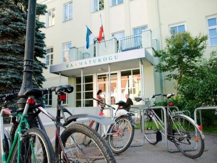 Entrée bibliothèque de Tartu