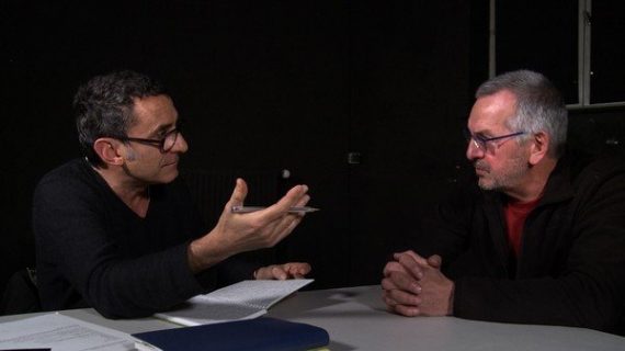 Didier Ruiz  et un ancien détenu - photo du film Après L'ombre