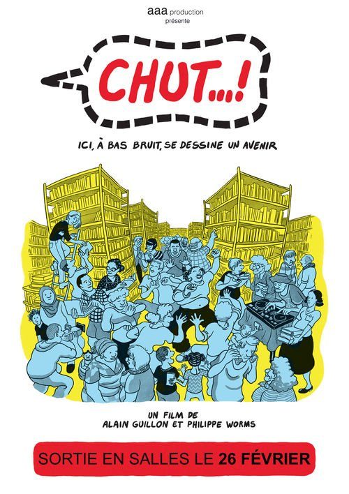 visuel de l'affiche du film Chut !