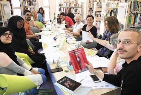 Photographie des participants au club de lecture de Clichy-sous-bois